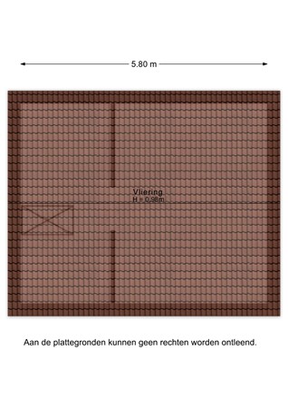 Floorplan - Bergenstraat 13, 3267 LA Goudswaard